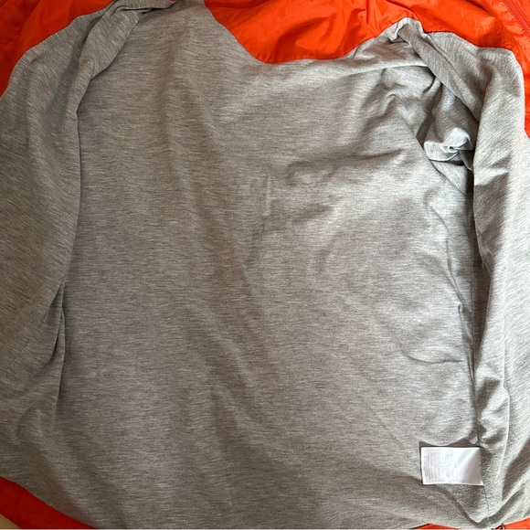 NIKE VINTAGE VIBE WINDBREAKER ORANGE NYLON EMBROIDERED LOGO STREETWEAR UNISEX - Picture 6 of 10